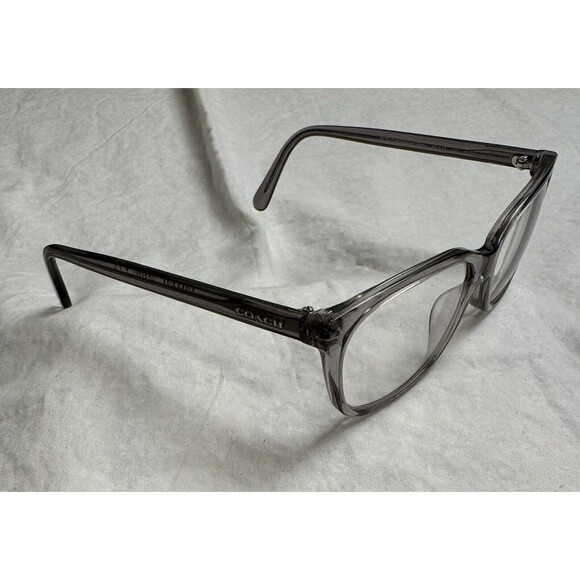 Coach HC6139U HC 6138U 5176 Transparent Grey Eyeglasses; 53/15/140 FRAMES ONLY - Picture 3 of 8